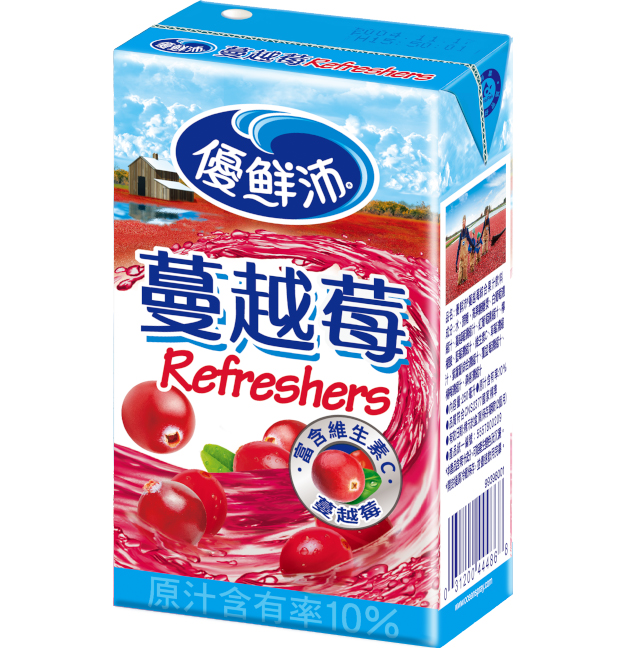 優鮮沛蔓越莓綜合果汁飲料